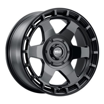 Weld Off-Road Ridge 20x9 - 8x170 BP - ET0 - 125.1mm CB - Satin Black Wheel