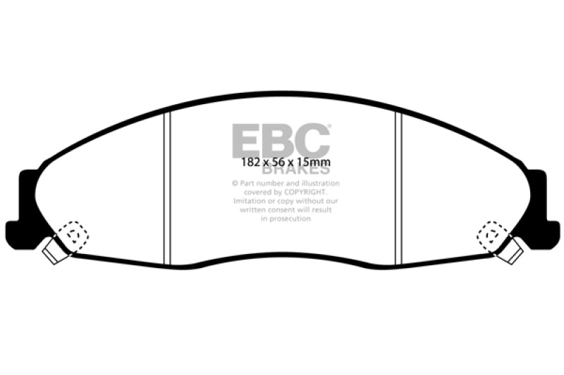 EBC YellowStuff Front Brake Pads - DP41645R