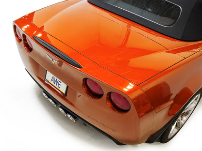 AWE Tuning 05-07 C6 Chevrolet Corvette 6.0L Touring Edition Axleback Exhaust w/ Chrome Silver Tips