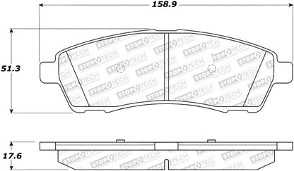 StopTech Street Disc Brake Pads - 305.07570 Stoptech