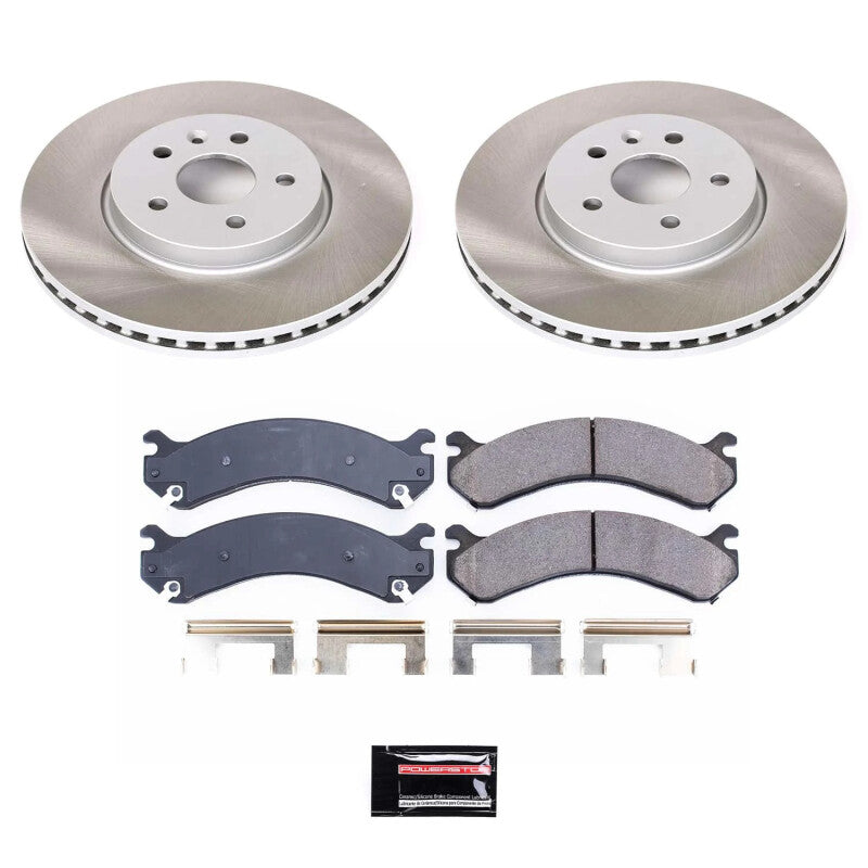 Power Stop 18-22 Chevrolet Trax Front Semi-Coated Rotor Kit PowerStop