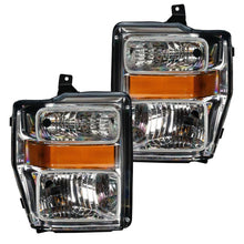 Load image into Gallery viewer, Oracle 08-10 Ford F250 Pre-Assembled Halo Headlights - Chrome Housing - w/ BC1 Cntrl SEE WARRANTY