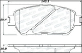 StopTech Street Disc Brake Pads - 305.09060