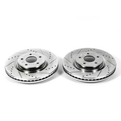 Power Stop 2013 Infiniti JX35 Front Evolution Drilled & Slotted Rotors - Pair PowerStop