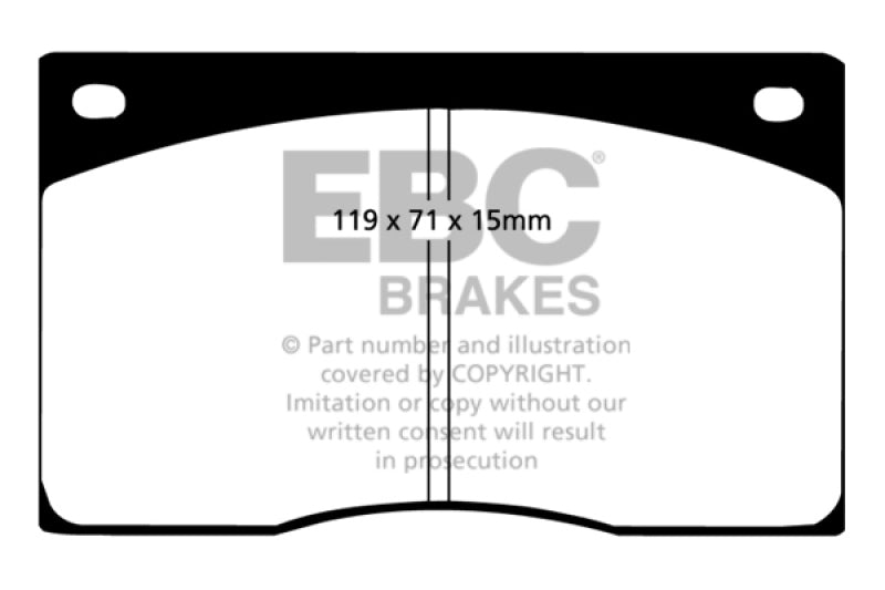 EBC Ultimax2 Front Brake Pads - UD135