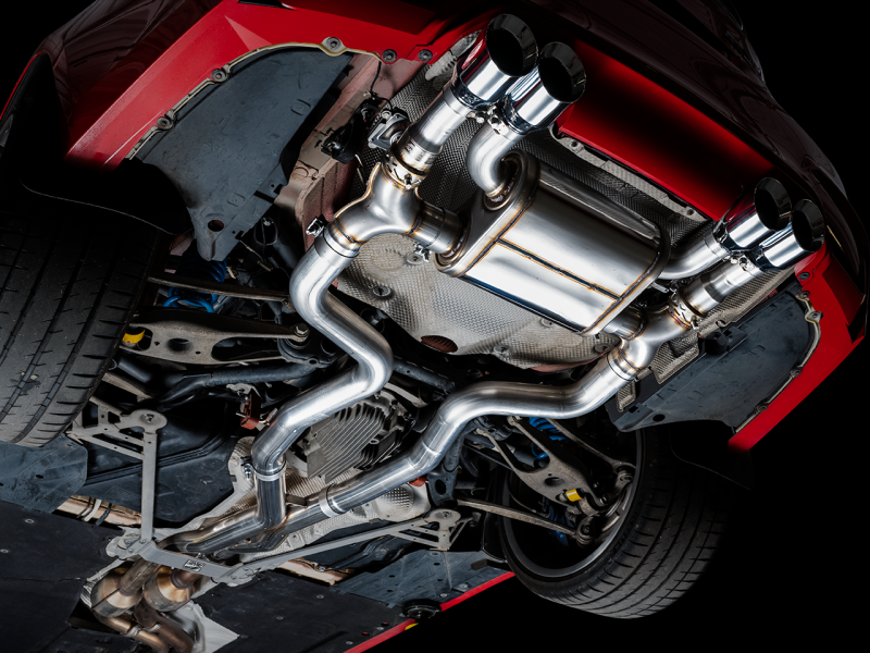 AWE Tuning BMW F8X M3/M4 Track Edition Catback Exhaust - Diamond Black Tips AWE Tuning