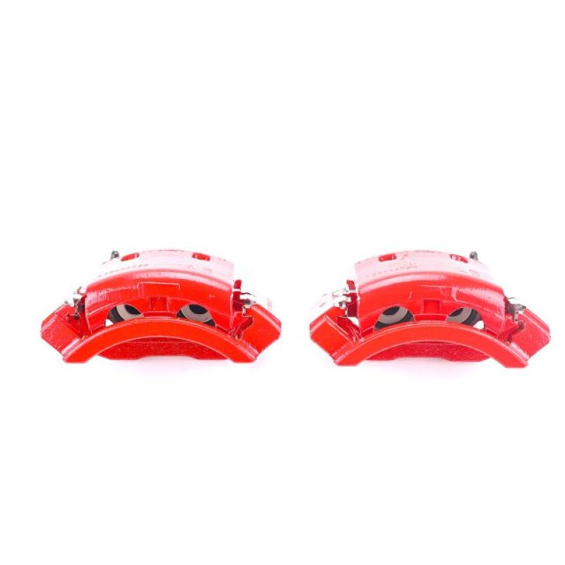 Power Stop 01-02 Dodge Ram 2500 Rear Red Calipers w/Brackets - Pair PowerStop