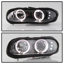 Load image into Gallery viewer, Spyder Chevy Camaro 98-02 Projector Headlights LED Halo LED Blk - Low H1 PRO-YD-CCAM98-HL-BK