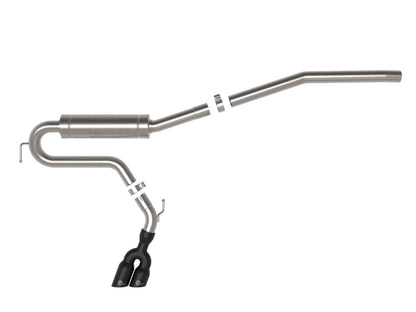 aFe Rebel Series 2.5in 409 SS Cat-Back Exhaust w/ Black Tip 2022 Ford Maverick aFe