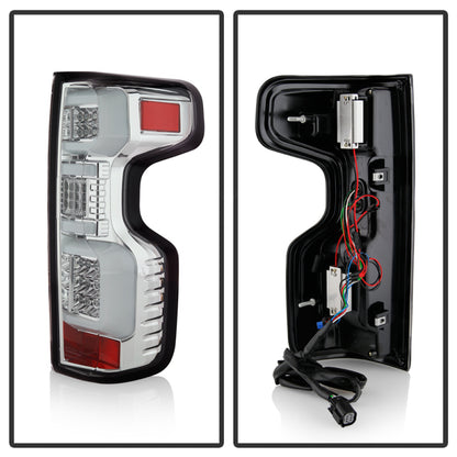 Spyder Chevy Silverado 19-20 LED Tail Light Chrome ALT-YD-CS19HAL-C SPYDER