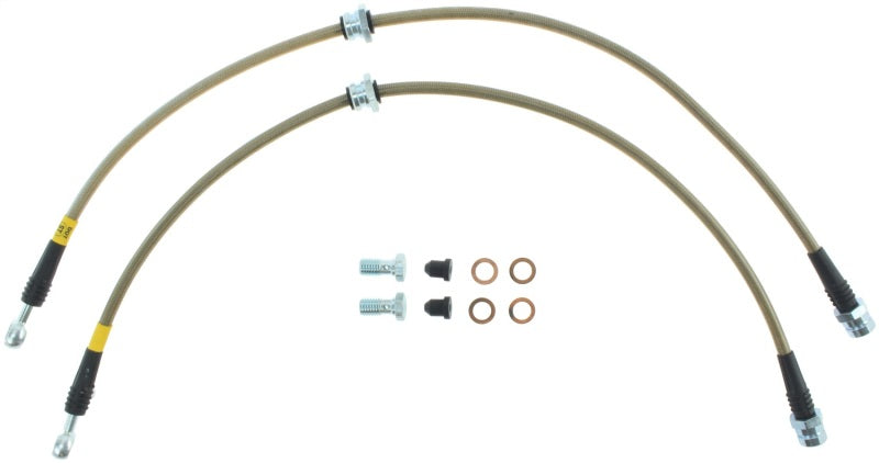 StopTech Front Stainless Steel Brake Line Kit Audi MkII TT 2.0L Stoptech