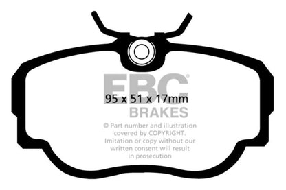 EBC GreenStuff Front Brake Pads - DP2779 EBC