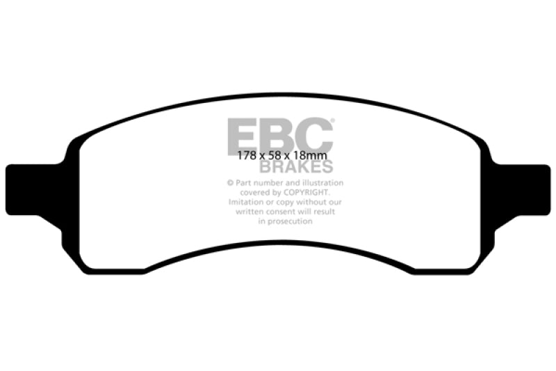 EBC Ultimax2 Front Brake Pads - UD1169