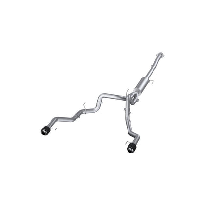 MBRP 22-23 Ford F150 T304 5in OD Carbon Fiber Tip Dual Rear Exit 3in Cat Back Exhaust MBRP