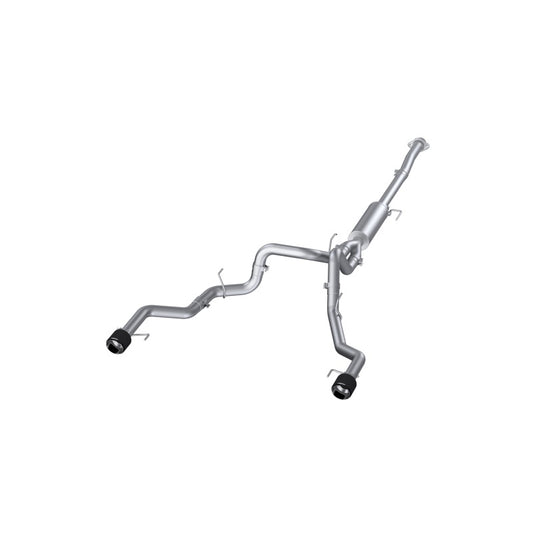 MBRP 22-23 Ford F150 T304 5in OD Carbon Fiber Tip Dual Rear Exit 3in Cat Back Exhaust MBRP