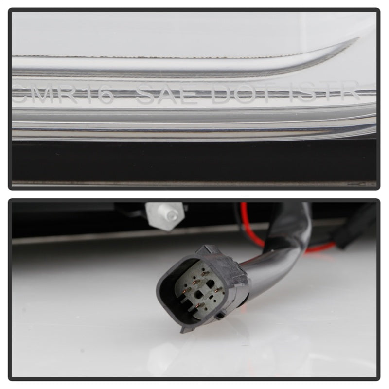 Spyder Chevy Camaro 16-18 Halogen LED Tail Lights Chrome ALT-YD-CCAM16HAL-SEQ-C SPYDER