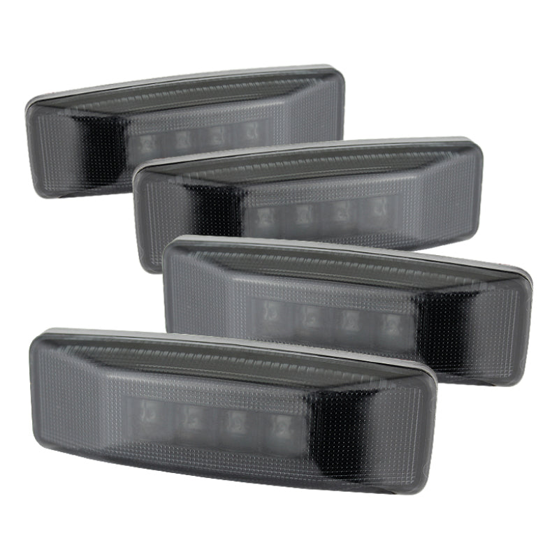 Xtune Dodge Ram 94-02 Dually 2 Red LED+2 Amber LED Fender Lights 4pcs Smoke ACC-LED-DR94-FE-SM SPYDER
