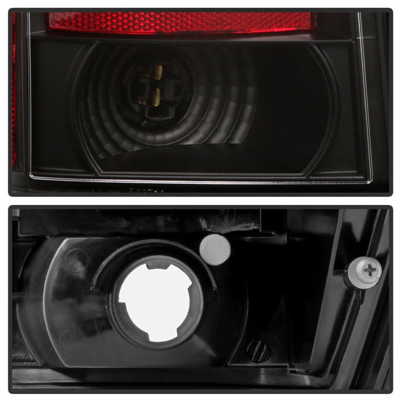 Spyder 07-10 Jeep Grand Cherokee Light Bar LED Tail Lights - Black ALT-YD-JGC07V2-LB-BK SPYDER
