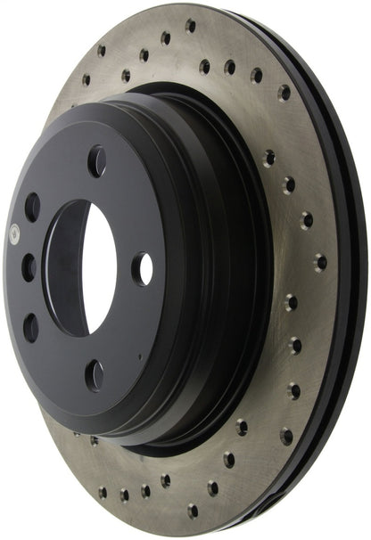 StopTech Sport Cross Drilled Brake Rotor - Front Left Stoptech
