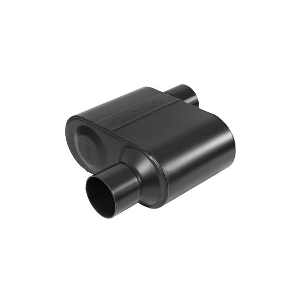 Flowmaster 842518 Super 10 Series Stainless Steel Muffler - 2.5-Inch Offset Inlet / Offset Outlet