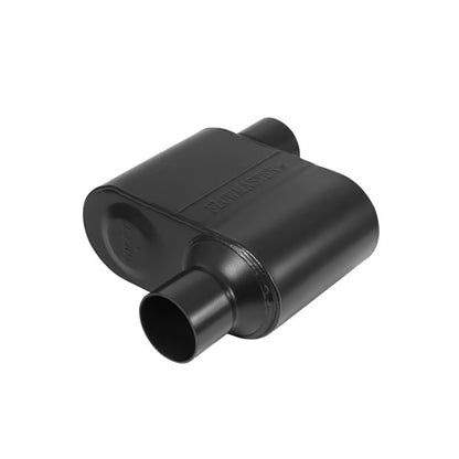 Flowmaster 842518 Super 10 Series Stainless Steel Muffler - 2.5-Inch Offset Inlet / Offset Outlet