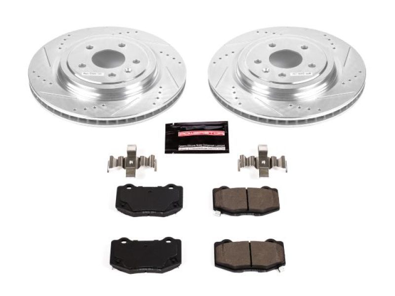 Power Stop 14-19 Chevrolet Corvette Rear Z23 Evolution Sport Brake Kit PowerStop