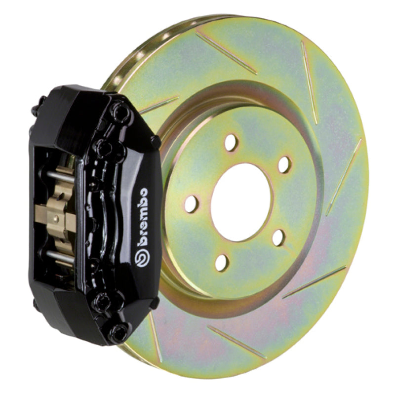Brembo 05-06 Focus Front GT BBK 4 Piston Cast 2pc 305x28 1pc Rotor Slotted Type-1-Black Brembo