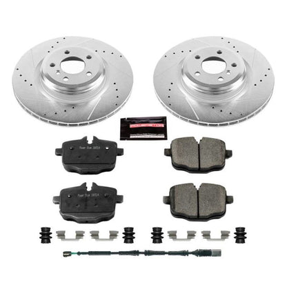 Power Stop 10-15 BMW 550i GT Rear Z23 Evolution Sport Brake Kit PowerStop
