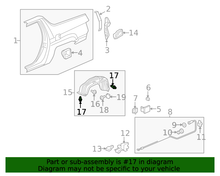 Load image into Gallery viewer, Genuine OEM Honda Bumper Cover Clip - Honda (91503-SZ3-003) X1