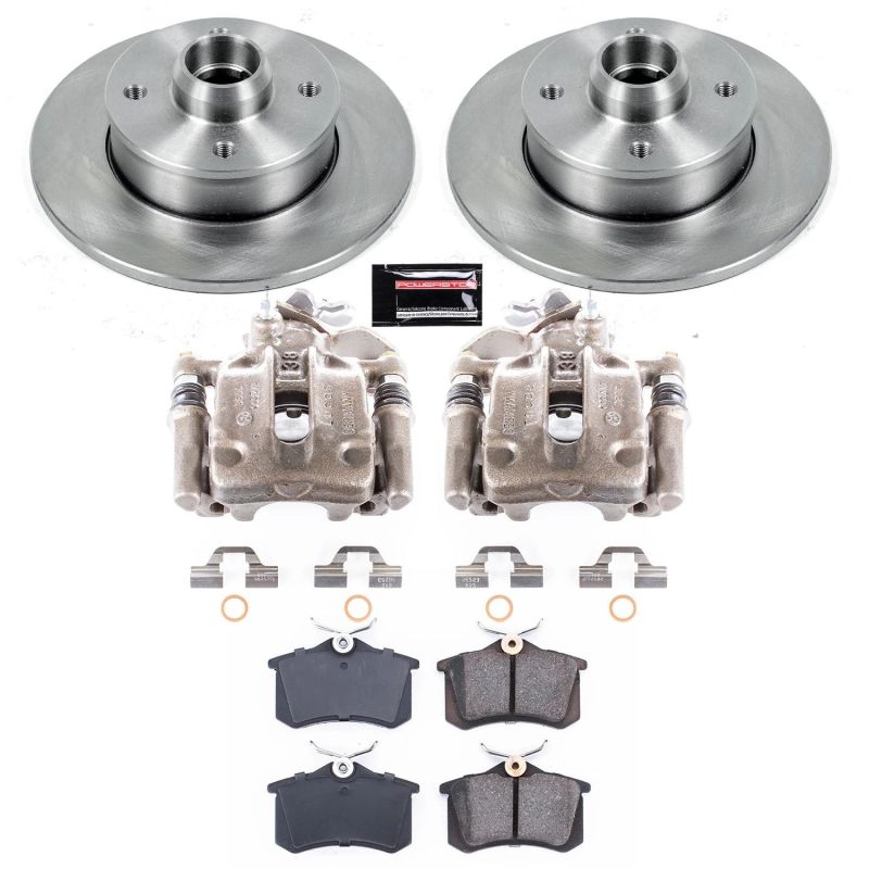 Power Stop 90-92 Volkswagen Corrado Rear Autospecialty Brake Kit w/Calipers PowerStop