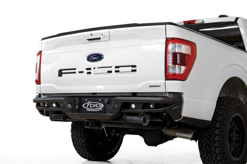 Addictive Desert Designs 21-23 Ford F-150 PRO Bolt-On Rear Bumper w/ Back-up Sensor Cutouts Addictive Desert Designs