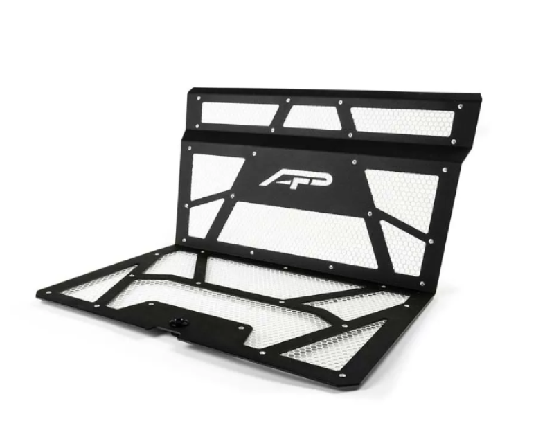 Agency Power AP-RZR-111-FMB-MWHT 14-22 Polaris RZR XP 1000/ Turbo Matte Black-White Vented Engine Cover