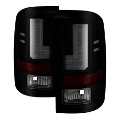 Spyder GMC Sierra 2016-2017 Light Bar LED Tail Lights - Black Smoke ALT-YD-GS16-LED-BSM SPYDER