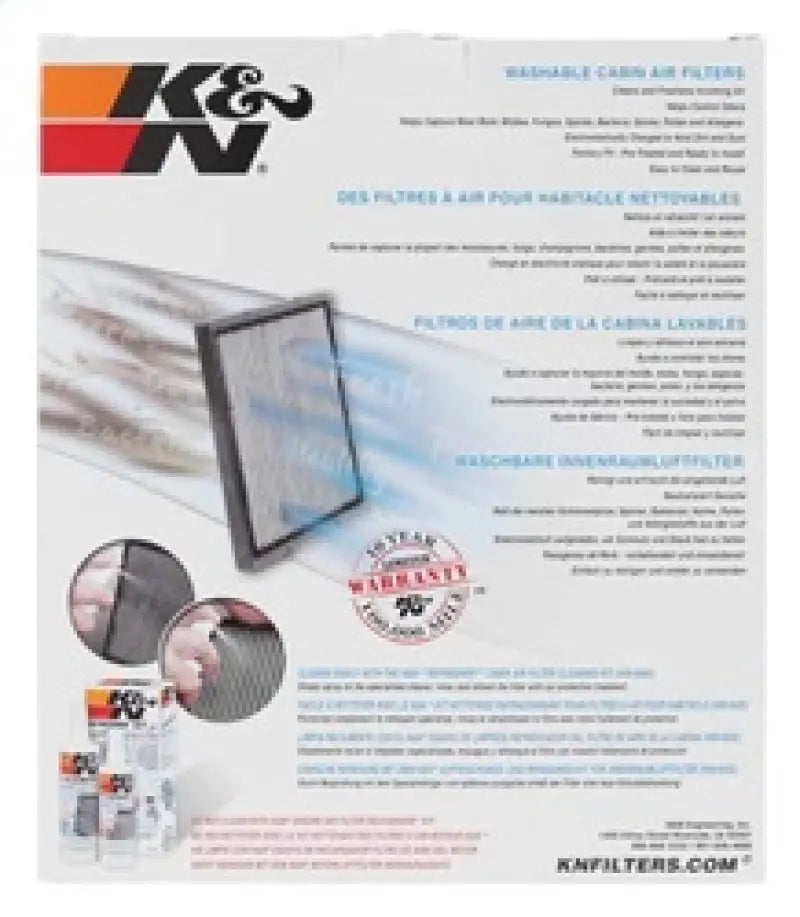 K&N 01-05 Honda Civic Cabin Air Filter K&N Engineering