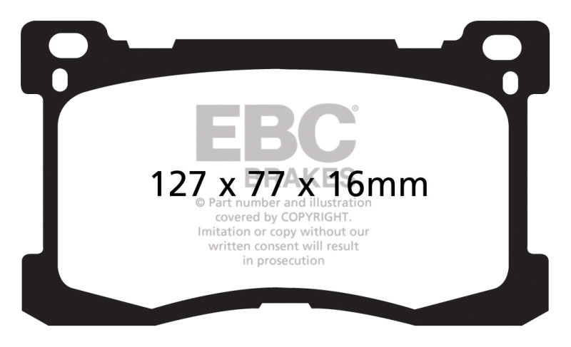 EBC YellowStuff Front Brake Pads - DP41882R