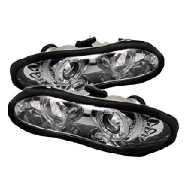 Spyder Chevy Camaro 98-02 Projector Headlights LED Halo LED Chrm - Low H1 PRO-YD-CCAM98-HL-C SPYDER
