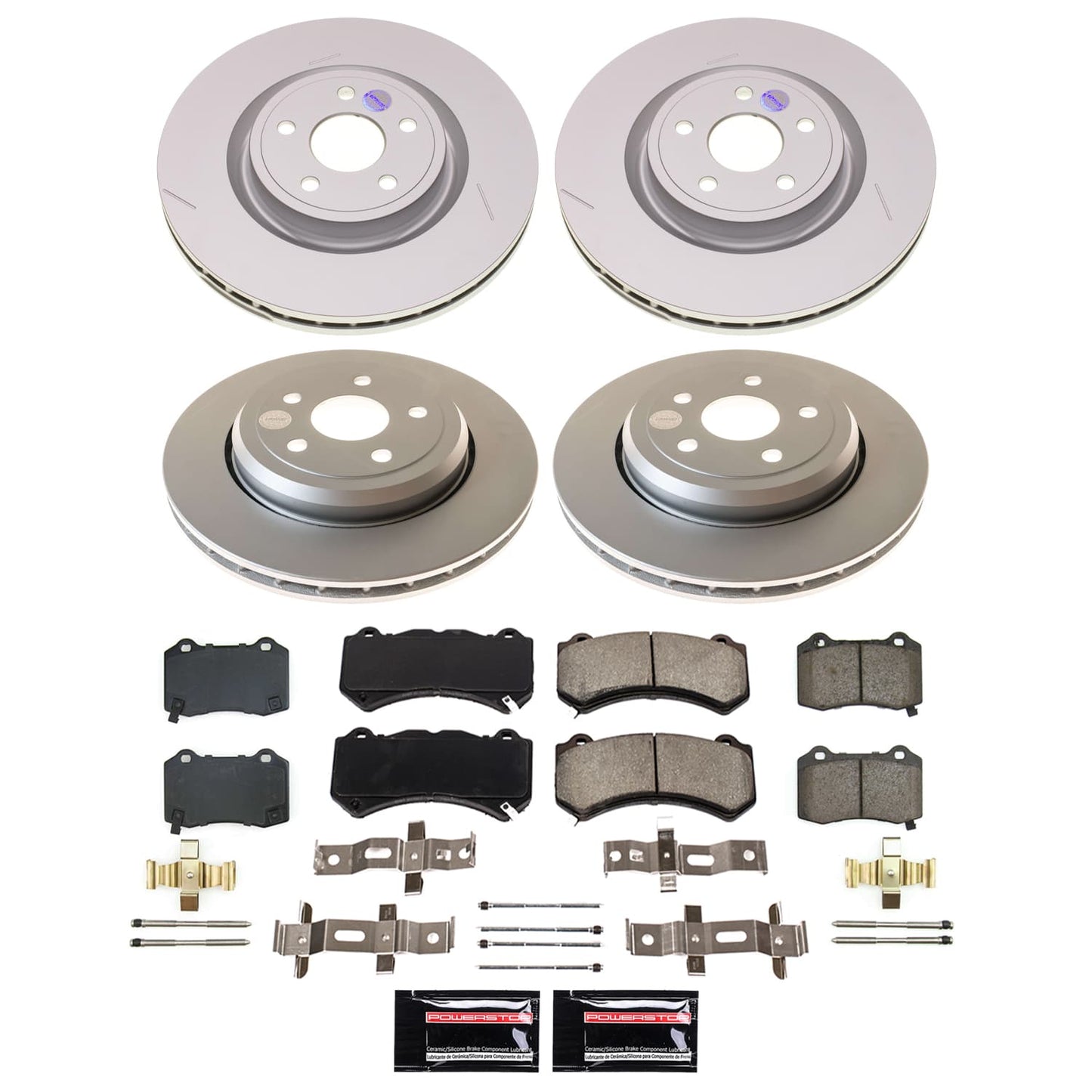 Power Stop 2012 Volkswagen Beetle Front and Rear Z23 Evolution Kit w/Calipers