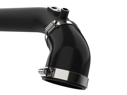 aFe BladeRunner 2-1/2 IN Aluminum Hot Charge Pipe Black - 46-20778-B