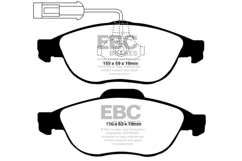 EBC RedStuff Front Brake Pads - DP31153C EBC