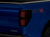 Raxiom 09-14 Ford F-150 Styleside Axial Series LED Tail Lights- Blk Housing (Smoked Lens)