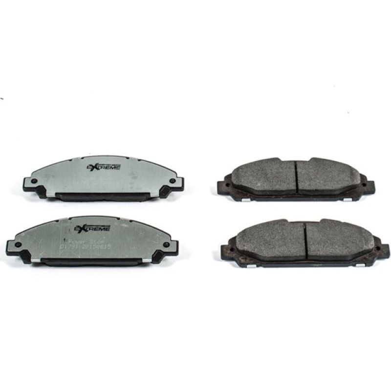 Power Stop 15-19 Ford Mustang Front Z26 Extreme Street Brake Pads w/Hardware PowerStop