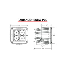 Load image into Gallery viewer, Rigid Industries Radiance Plus Pod RGBW Pair - 202053