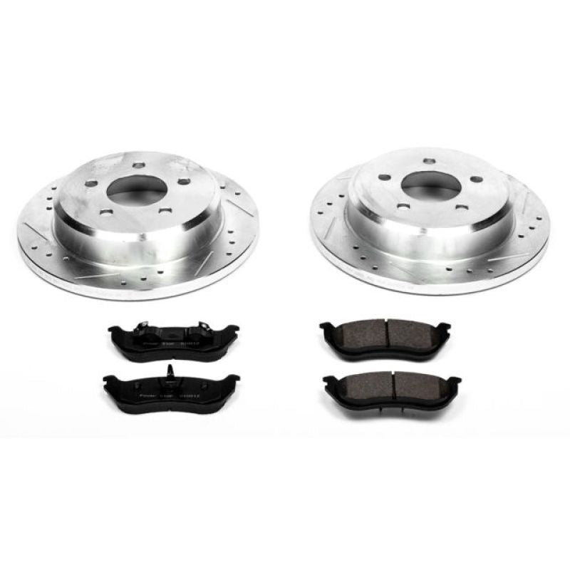 Power Stop 96-02 Ford Crown Victoria Rear Z23 Evolution Sport Brake Kit PowerStop