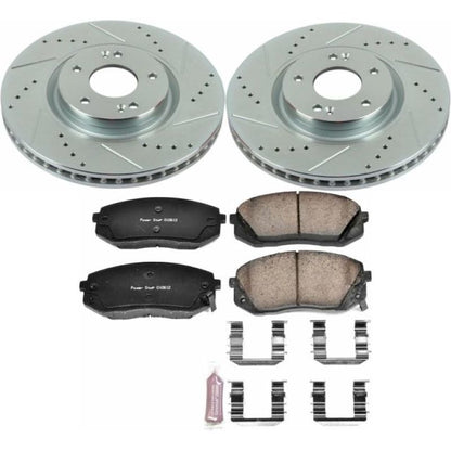 Power Stop 15-16 Hyundai Sonata Front Z23 Evolution Sport Brake Kit PowerStop
