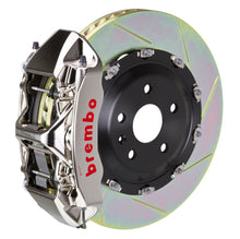 Load image into Gallery viewer, Brembo 05-07 Quattroporte Fr GTR BBK 6Pis Billet 380x34 2pc Rotor Slotted Type1-Nickel