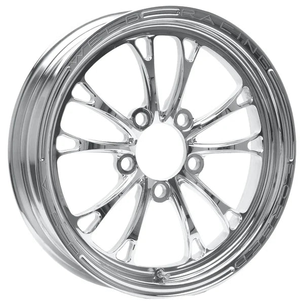 Weld V-Series 1-Piece 17x4.5 / 5x4.5 BP / 2.25in BS Polished Wheel - Non-Beadlock
