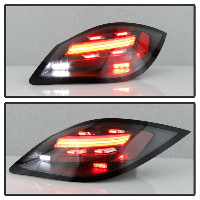 Spyder Porsche 987 Cayman 06-08 / Boxster 09-12 LED Tail Lights - Sequential Signal - Black SPYDER
