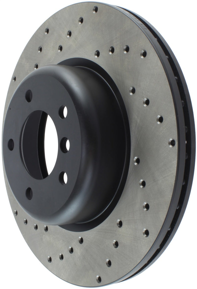 StopTech Sport Cross Drilled Brake Rotor - Rear Left Stoptech