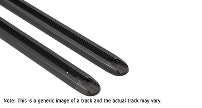 Rhino-Rack RTV Tracks w/Hardware & End Caps - 74.0in - Pair