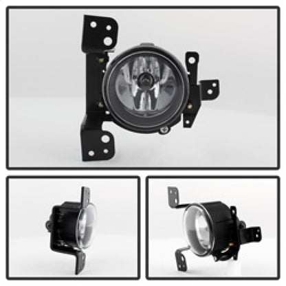 Spyder Mitsubishi Mirage 2014+ OEM Fog Lights w/Switch Clear FL-MM2014-C SPYDER